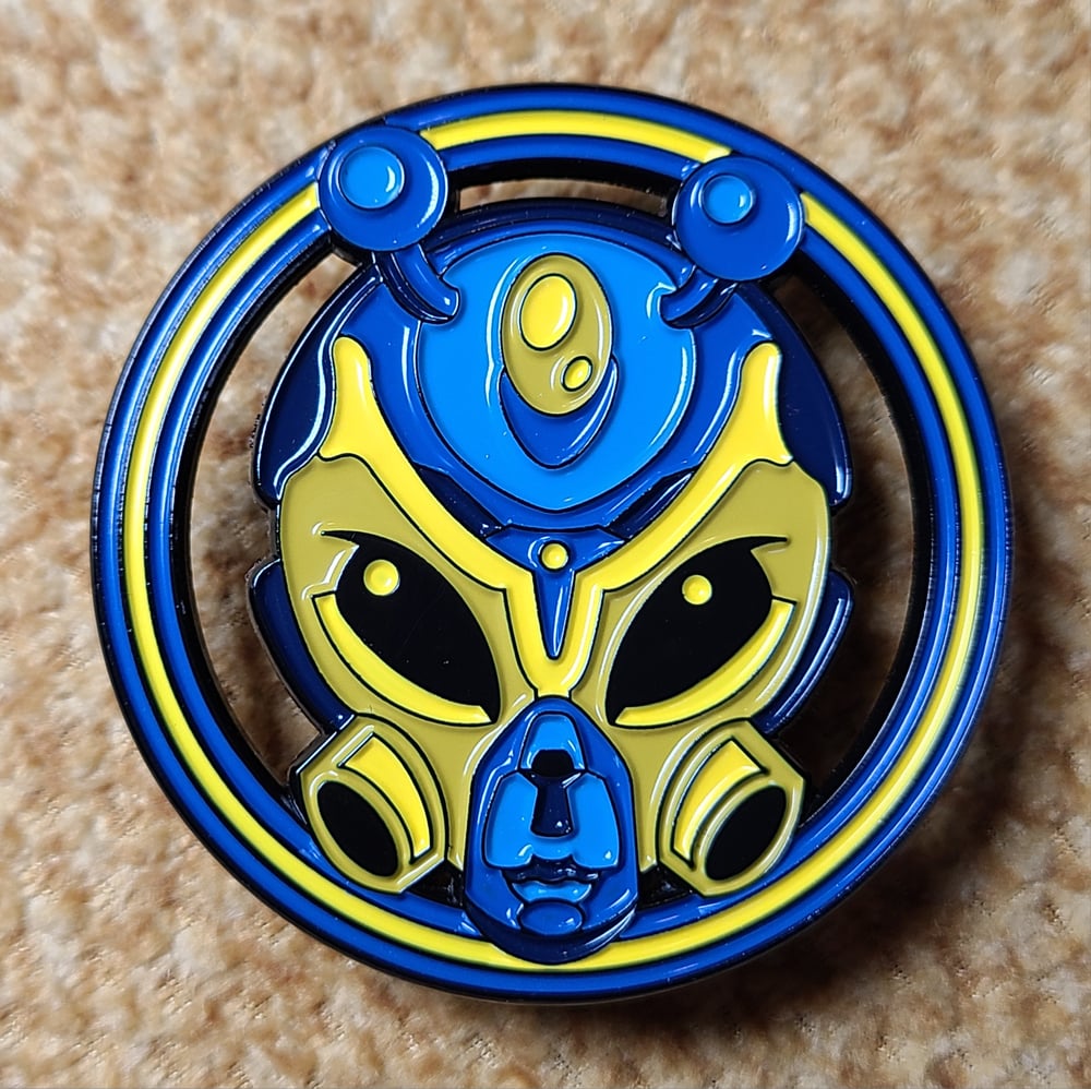 Image of Alien Medallion Pins