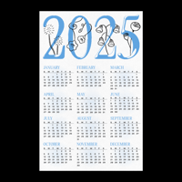 Image 1 of 2025 Desk Calendar