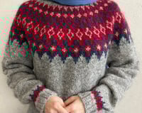 Image 1 of Pangur Ban - Icelandic wool sweater - Grey - Ready to ship