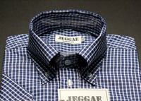 Image 1 of JEGGAE SHIRT 'RUDIES-BLUE' MEN'S SHORT & LONG SLEEVE