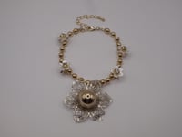Image 3 of Gold/Silver Rafflesia Bracelet 