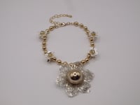Image 5 of Gold/Silver Rafflesia Bracelet 