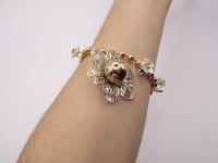 Image 6 of Gold/Silver Rafflesia Bracelet 
