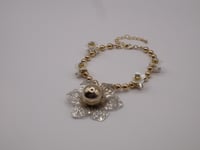 Image 8 of Gold/Silver Rafflesia Bracelet 