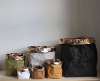Image 2 of Rose gold trim washable paper bags