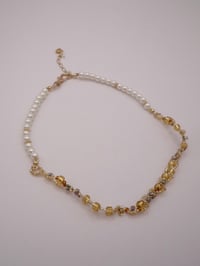 Image 2 of Golden Flower Garden Necklace 