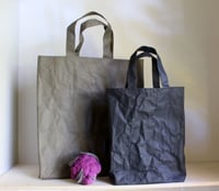 Image 5 of Washable paper tote bag with paper handles