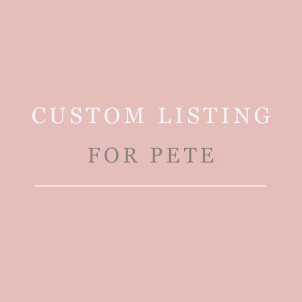 Image of Reserved listing for Pete