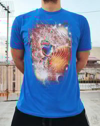 Image 3 of JOVIAN HOP<br/> Royal Blue Variant<br/> <small>Hand Printed Tee</small>