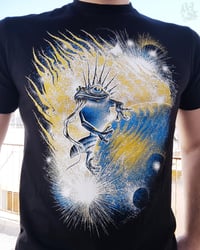 Image 3 of JOVIAN HOP<br/> Black Variant<br/> <small>Hand Printed Tee</small>