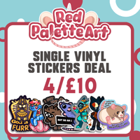 Image 1 of 4/£10 Single Vinyl Stickers