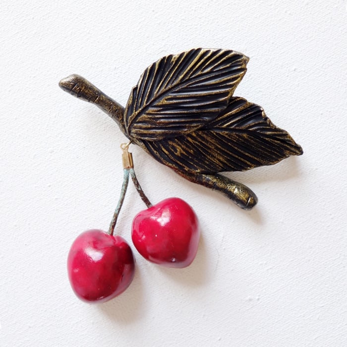 Image of Broche deux cerises