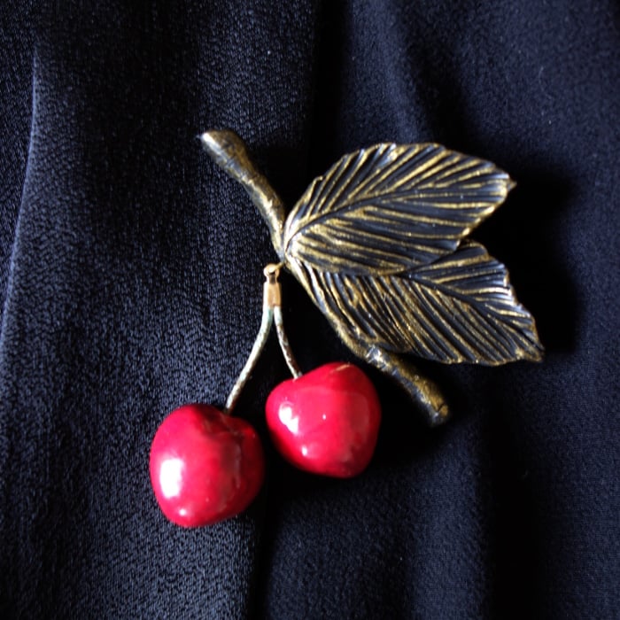 Image of Broche deux cerises