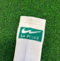 Image 3 of box logo socks