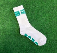 Image 1 of box logo socks