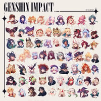 STICKERS GENSHIN IMPACT GACHA