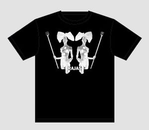 Image of Rajas Black T-Shirt Pitchfork Design