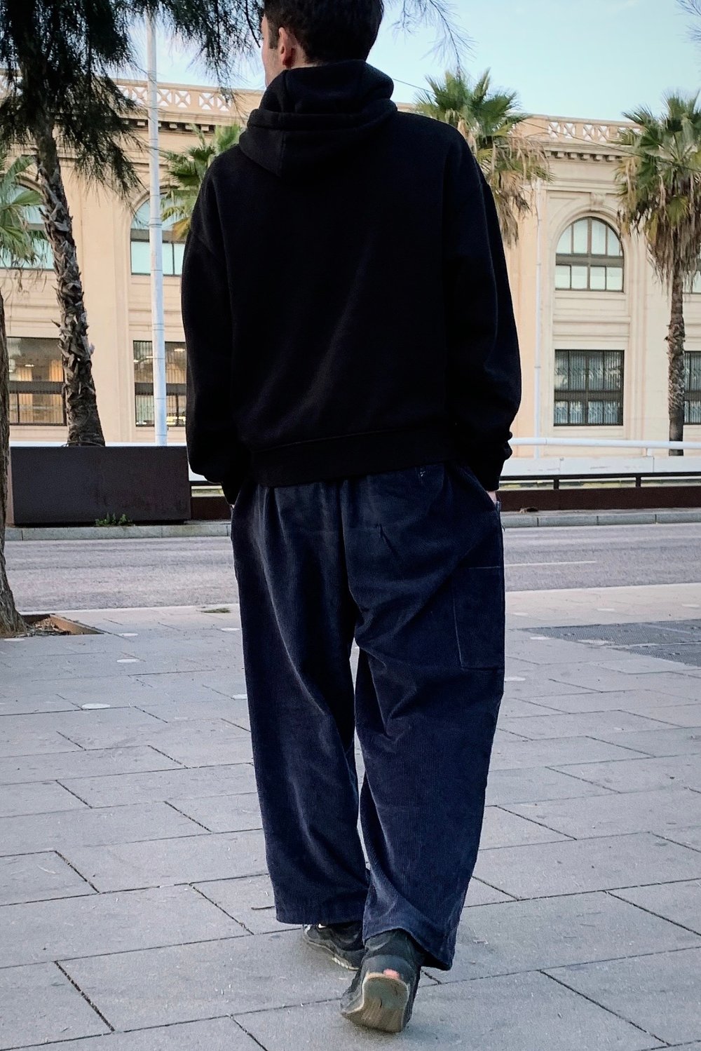BLUE CORDUROY WORK PANT