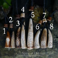 Image 10 of Deer Antler Bindrune and Spiral Pendants (PE1880)