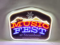 The MusicFest at Steamboat Neon Sign - PRE ORDER