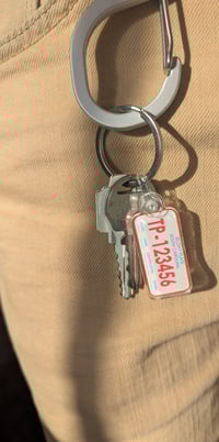 Image 1 of South Carolina Temp Tag Acrylic Keychain (ON SALE $5!)
