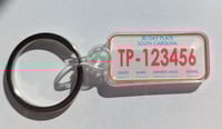Image 3 of South Carolina Temp Tag Acrylic Keychain (ON SALE $5!)