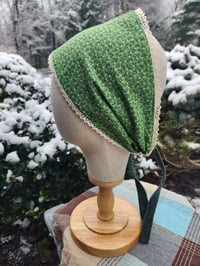 Image 2 of Reversible Cordoroy Covering with Lace trim
