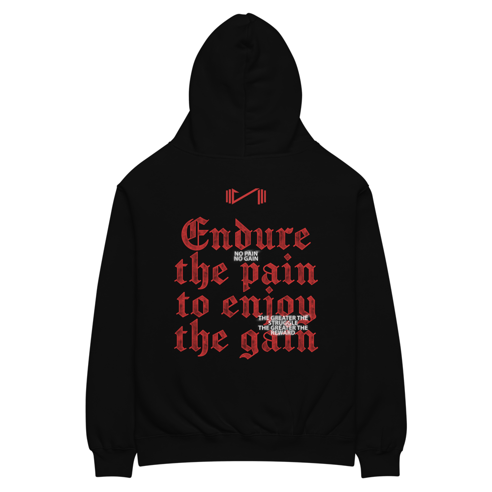 Image of "ENDURE THE PAIN" Oversized Hoodie