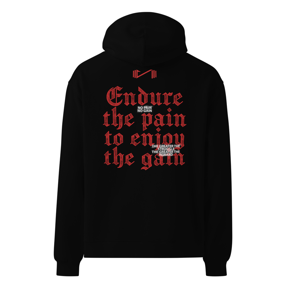Image of "ENDURE THE PAIN" Oversized Hoodie