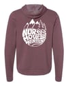 NEW!! Nurses Move Mountains Sweatshirt - Heather Maroon