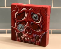 Image 1 of Red Skull 6 x 6 Blockhead 