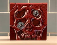 Image 2 of Red Skull 6 x 6 Blockhead 