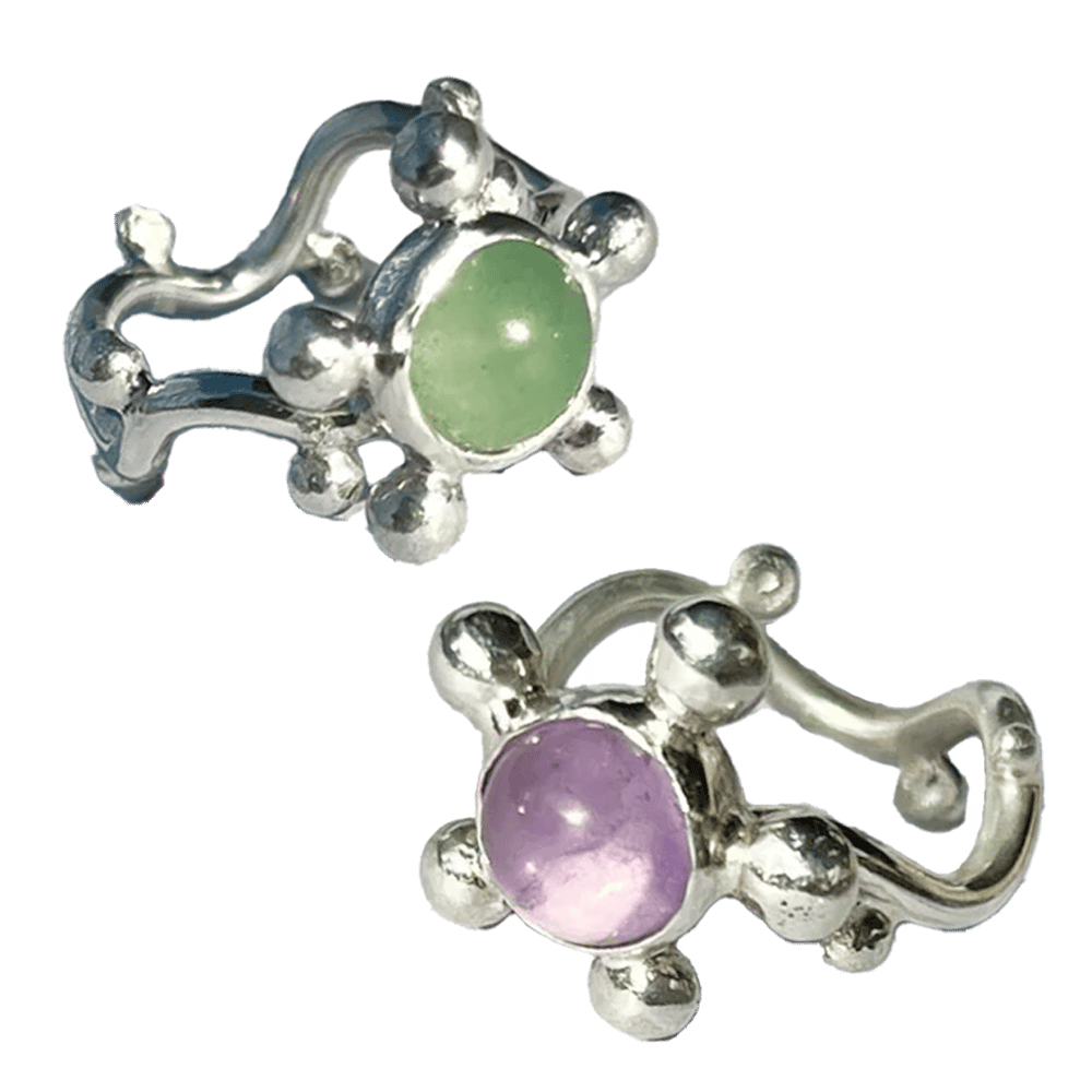 bubble flower ring