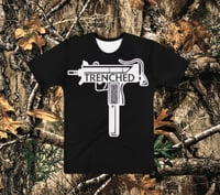 white TRENCHED tee 