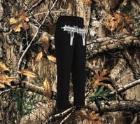 whiteTRENCHED sweatpants