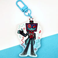 Image 3 of Vox Hazbin Hotel Inspired 2.75" Epoxy Keychain