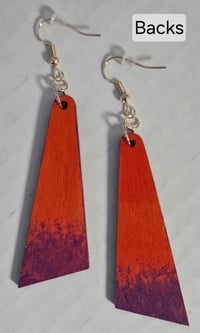 Image 2 of Earrings - Asymmetrical Sharp II (Yarn Collection)