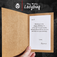 Image 2 of Send It For You- Fungi Happy Birthday Greeting Card