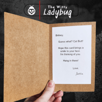 Image 2 of Send it For You- Buttload of Love Greeting Card
