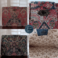 READY-MADE HANDMADE POUCH, max 12.4inch iPAD/TABLET/B5 Book, Padded Water-Resistant; Various Designs
