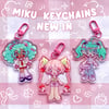 Hatsune Miku keychains