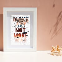 Image 2 of NO MORE WAR 12" x 18" poster