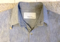 Image 2 of S.E.H Kelly 2016ss made in England Kelly collar cotton/linen shirt, size S