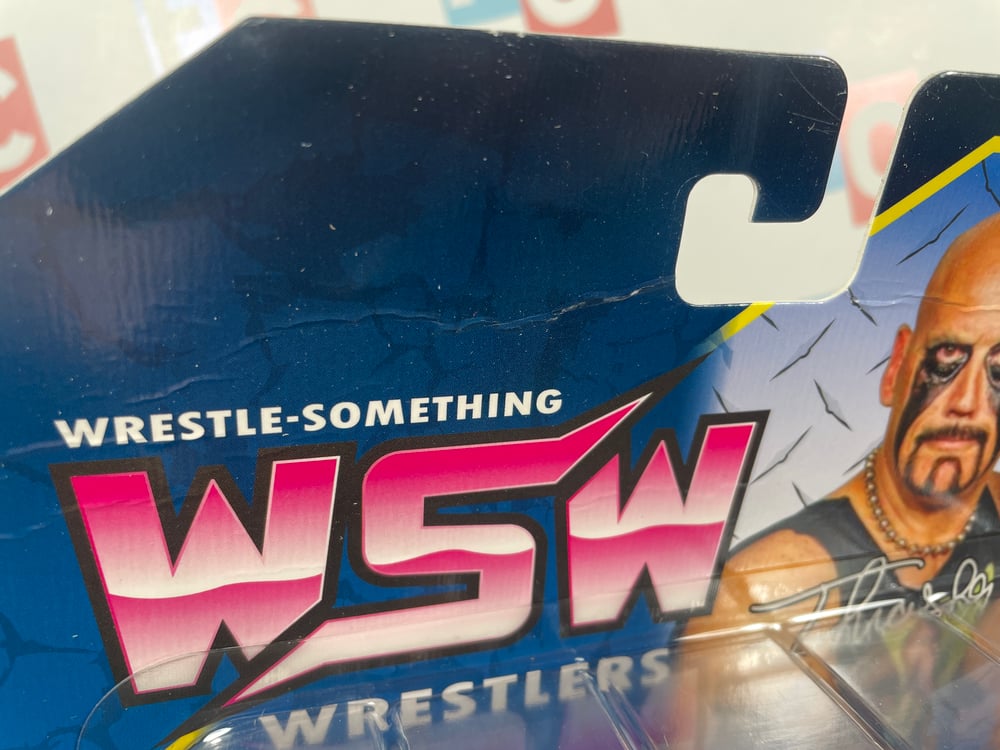 DAMAGED CARD: HEADBANGERS Mosh & Thrasher Wrestle-Something Wrestlers by FC Toys