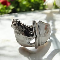 Image 1 of Vintage Sterling Silver Ring – Yellowstone Park Souvenir Spoon