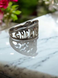 Image 1 of Vintage Sterling Silver Souvenir Spoon Ring – Great Falls, USA 