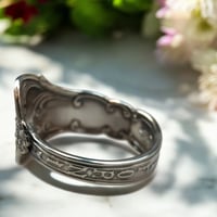 Image 4 of Antique Sterling Silver California Souvenir Spoon Ring