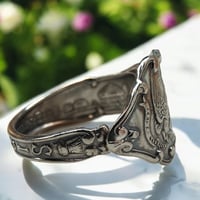 Image 6 of Vintage Sterling Silver Illinois Spoon Ring