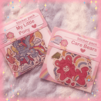 🌈 MLP & CARE BEARS ♡ Sticker Pack