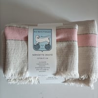 Image 4 of Serviette de bain coloris "Rose"